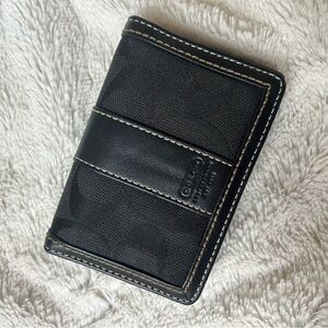 EUC Vintage COACH Mini Monogrammed Wallet/Card Holder